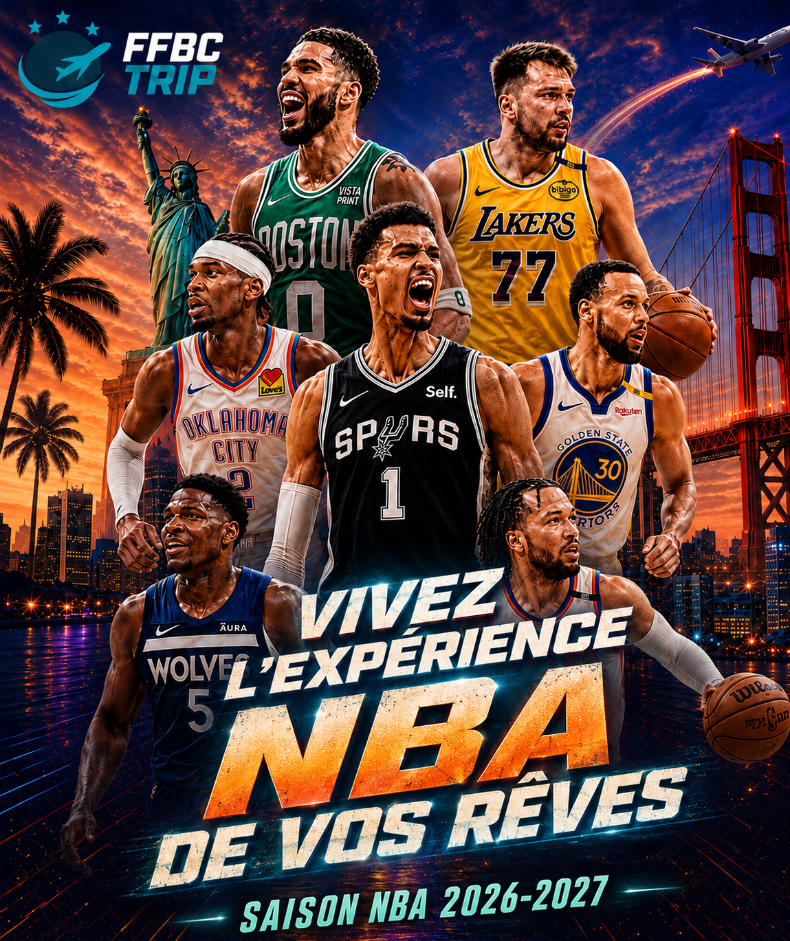 FFBC Trip - Vivez l'expérience NBA de vos rêves